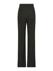 Long Tall Sally Black Stretch Palazzo Wide Leg Trousers - Image 4 of 4
