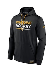 Fanatics Pittsburgh Penguins Authentic Pro Poly Fleece Pull Over Black Hoodie - Image 2 of 3