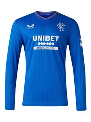 Castore Blue Glasgow Rangers Home Long Sleeve Shirt 2023-24 - Image 2 of 3