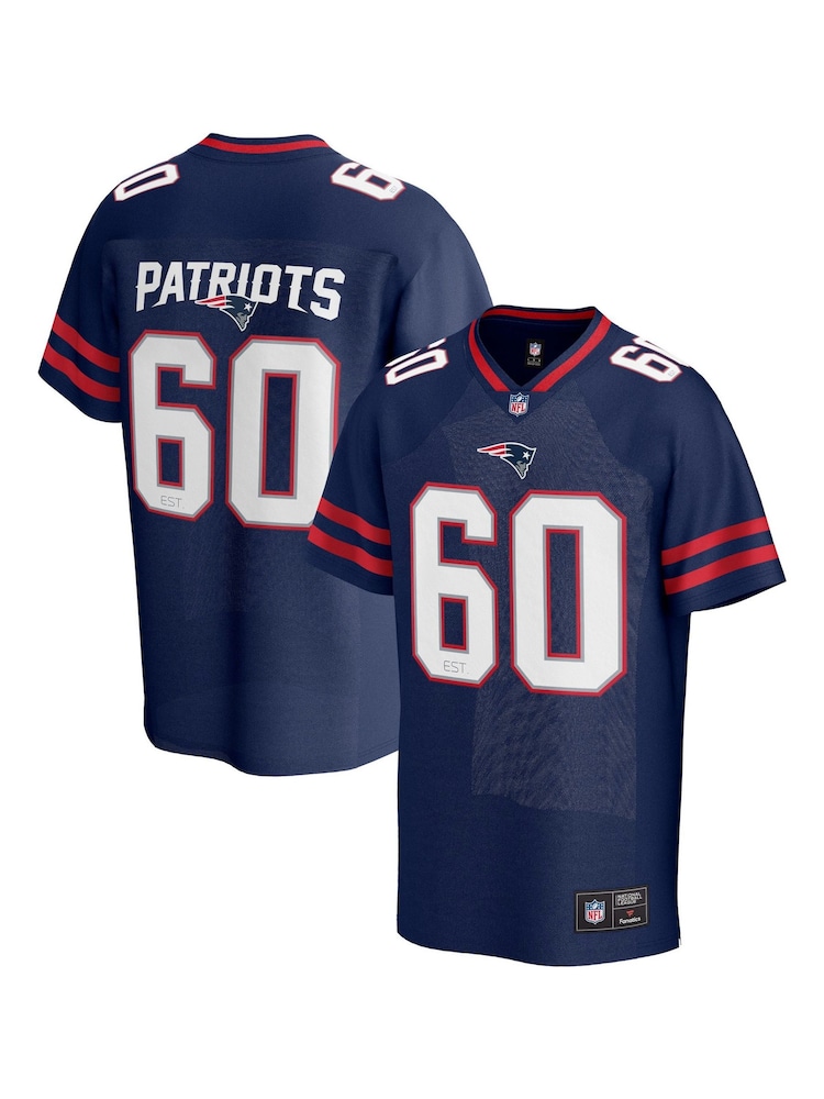 Fanatics Blue New England Patriots NFL Core Foundations Jersey - Image 1 of 3