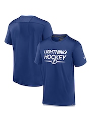 Fanatics Blue Tampa Bay Lightning Authentic Pro Short Sleeve Tech T-Shirt - Image 1 of 3
