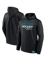 Fanatics San Jose Sharks Authentic Pro Poly Fleece Pull Over Black Hoodie - Image 1 of 3