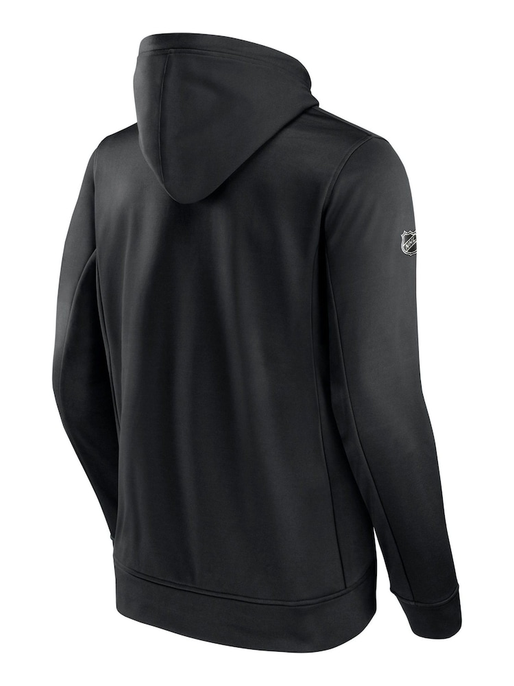 Fanatics San Jose Sharks Authentic Pro Poly Fleece Pull Over Black Hoodie - Image 3 of 3 Fanatics San Jose Sharks Authentic Pro Poly Fleece Pull Over Black Hoodie - Image 3 of 3