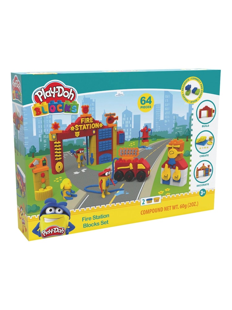 Play-Doh Blocks Fire Station Blocks Set - Image 1 of 2