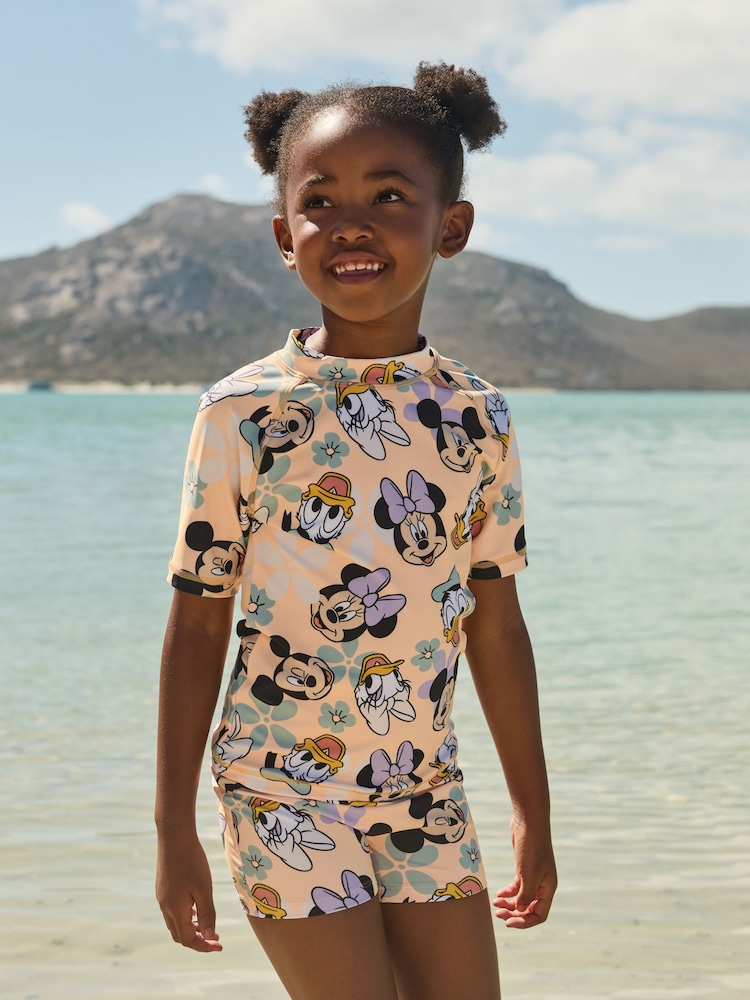 Orange Minnie Mouse Rash Vest Set (3-10yrs) - Image 2 of 9