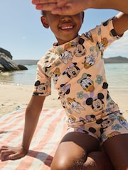 Orange Minnie Mouse Rash Vest Set (3-10yrs) - Image 5 of 9