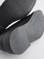 Black Chunky Sole Derby Shoes - Image 6 of 8