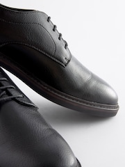 Black Chunky Sole Derby Shoes - Image 7 of 8