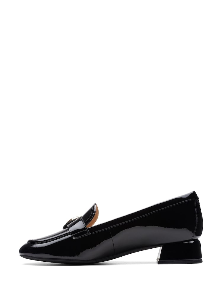 Clarks Black Pat Daiss 30 Trim Loafer Shoes - Image 2 of 7 Clarks Black Pat Daiss 30 Trim Loafer Shoes - Image 2 of 7