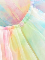 Rainbow Tie-Dye Mesh Party Dress (3mths-16yrs) - Image 7 of 7