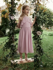 Pink Ruffle Prom Dress (6-16yrs) - Image 1 of 7