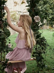 Pink Ruffle Prom Dress (6-16yrs) - Image 3 of 7