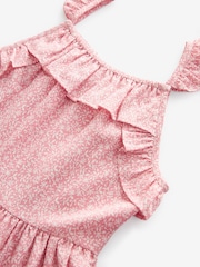 Pink Ditsy Frill Playsuit (3-16yrs) - Image 7 of 7
