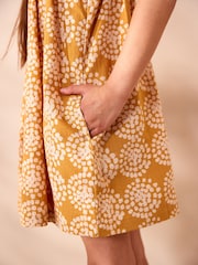Yellow Print Cotton Playsuit (3-16yrs) - Image 4 of 7