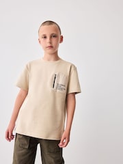 Baker by Ted Baker 100% Cotton Zip T-Shirt - Image 1 of 8