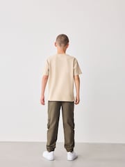Baker by Ted Baker 100% Cotton Zip T-Shirt - Image 2 of 8