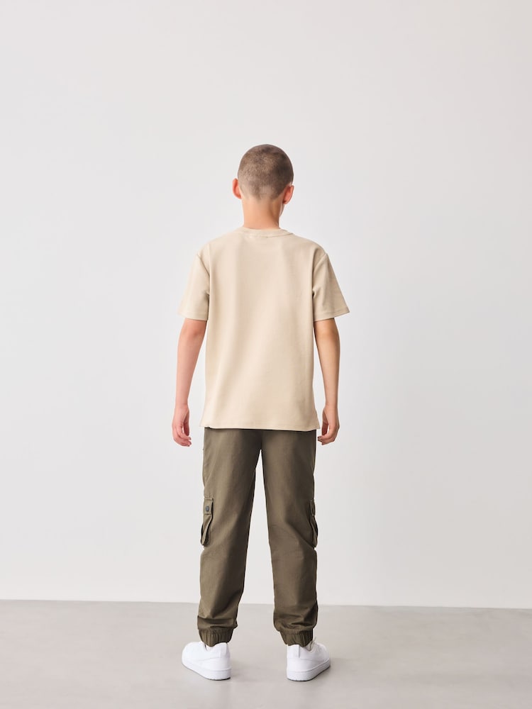 Baker by Ted Baker 100% Cotton Zip T-Shirt - Image 2 of 8