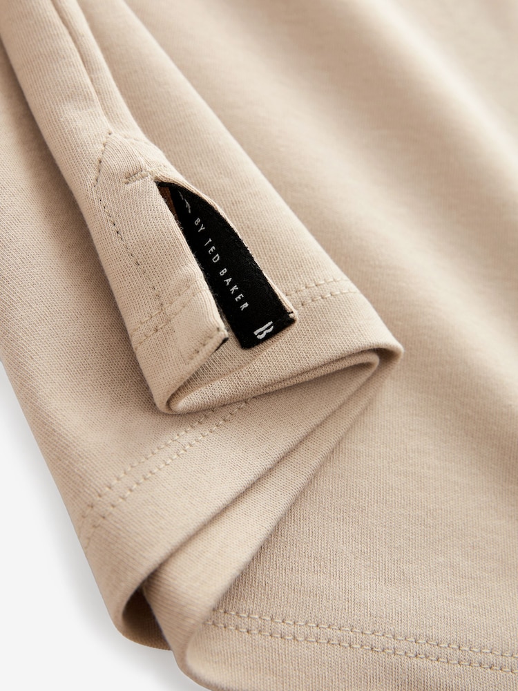 Baker by Ted Baker 100% Cotton Zip T-Shirt - Image 7 of 8