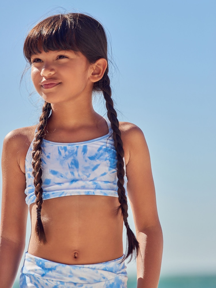 Blue Tie-Dye Bikini (3-16yrs) - Image 2 of 11