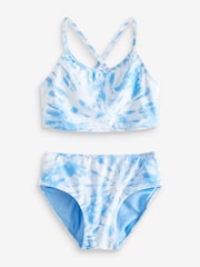 Blue Tie-Dye Bikini (3-16yrs) - Image 9 of 11