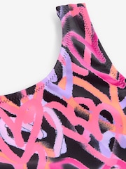 Black/Pink Hearts Sporty Bikini (3-16yrs) - Image 8 of 8