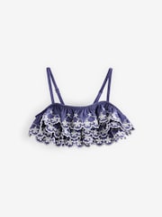 Navy Tiered Bikini (3-16yrs) - Image 6 of 10