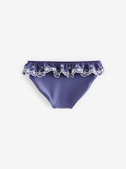 Navy Tiered Bikini (3-16yrs) - Image 9 of 10
