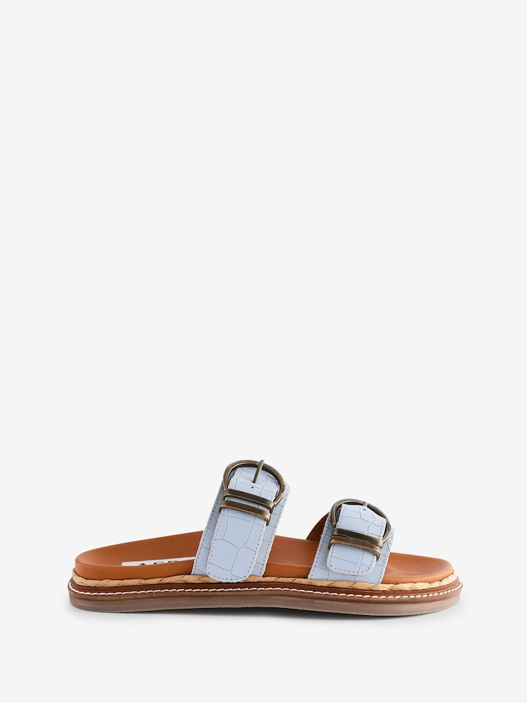 ASRA London Sallie Leather Strappy Brown Sandals - Image 1 of 1