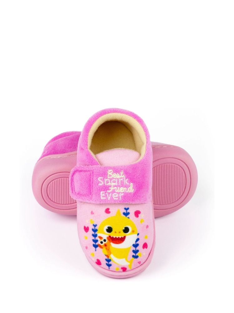 Vanilla Underground Pink Baby Shark Baby Shark Winter Slippers - Image 2 of 6