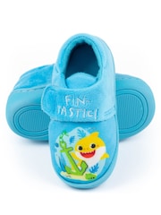 Vanilla Underground Blue Baby Shark Winter Slippers - Image 3 of 6