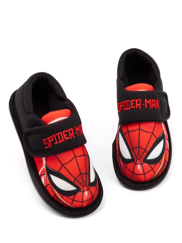 Vanilla Underground Red Spiderman Winter Slippers - Image 1 of 5
