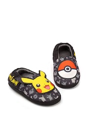 Vanilla Underground Black Pokemon Winter Slippers - Image 1 of 4