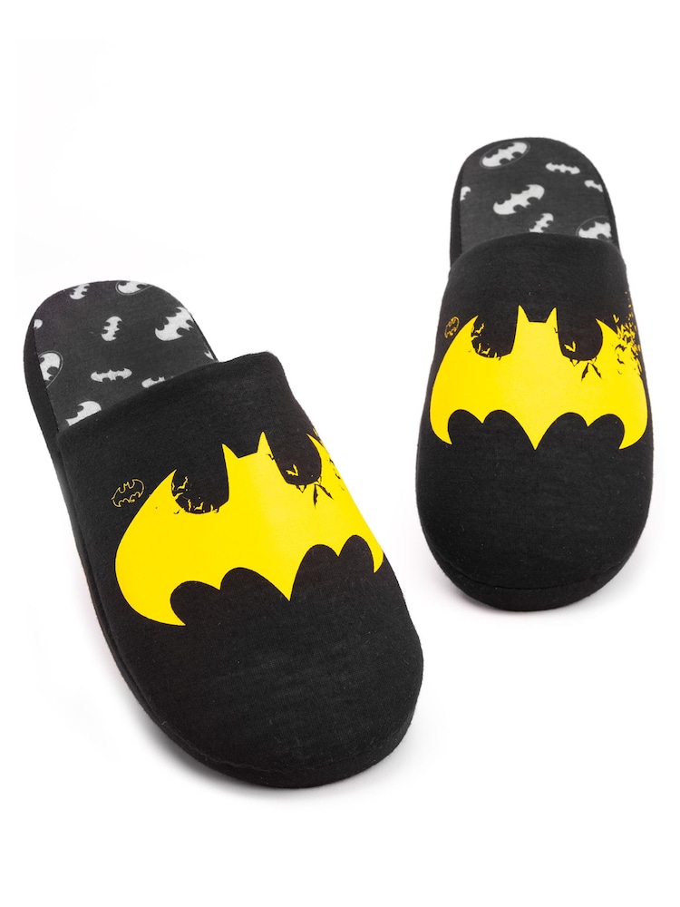 Vanilla Underground Black Batman Winter Slippers - Image 1 of 5 Vanilla Underground Black Batman Winter Slippers - Image 1 of 5