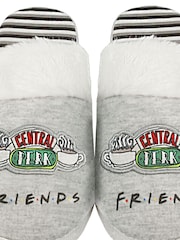 Vanilla Underground Grey Friends Womens Winter Mule Slippers - Image 2 of 4