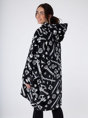Vanilla Underground Black Stranger Things Adult Blanket Hoodie - Image 2 of 6