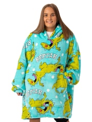 Vanilla Underground Blue Rugrats Ladies Blanket Hoodie - Image 1 of 5