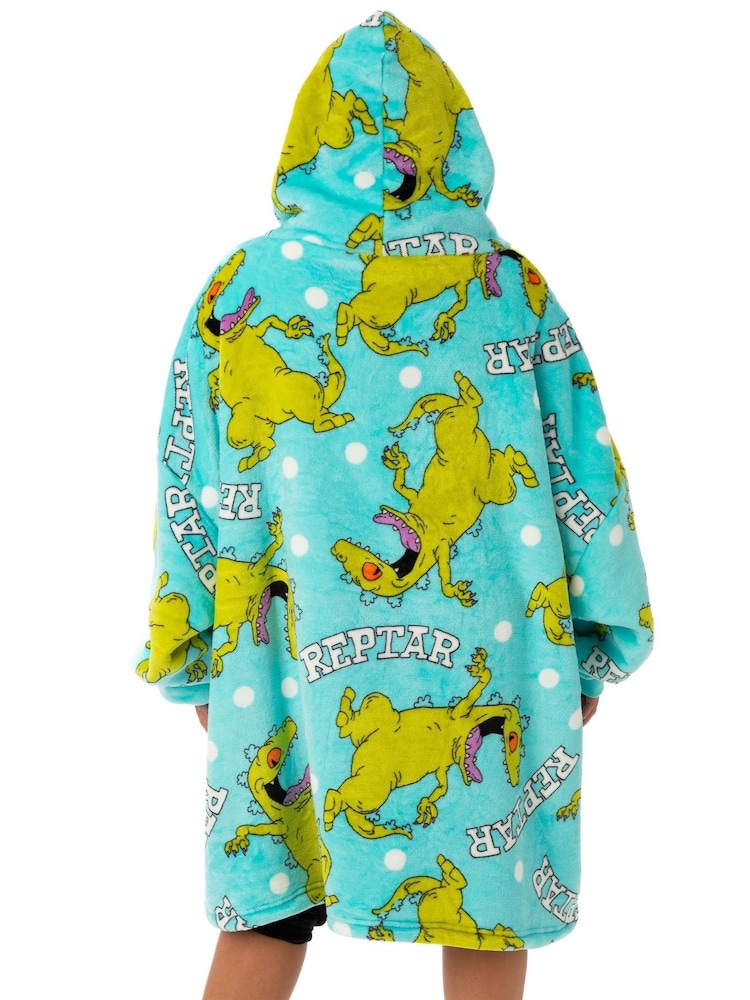 Vanilla Underground Blue Rugrats Ladies Blanket Hoodie - Image 2 of 5