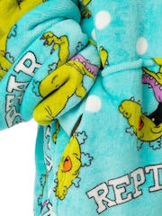 Vanilla Underground Blue Rugrats Ladies Blanket Hoodie - Image 4 of 5