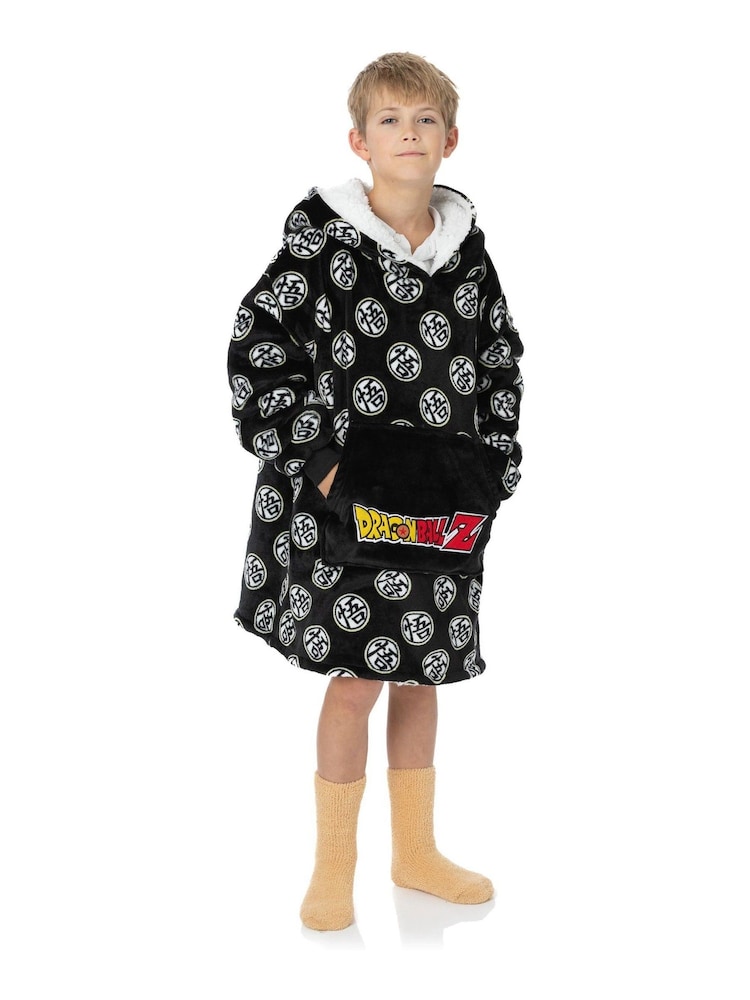 Vanilla Underground Black Dragonball Z All-Over Print Blanket Hoodie - Image 3 of 9