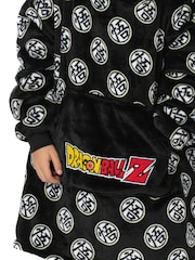 Dragonball Z noir - Sweat à capuche Vanilla Underground couverture imprimé sur l’ensemble - Image 4 de 9
