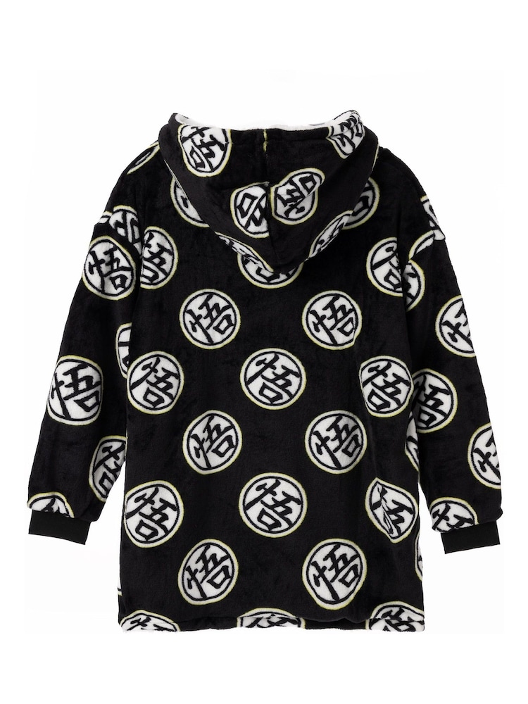 Vanilla Underground Black Dragonball Z All-Over Print Blanket Hoodie - Image 6 of 9