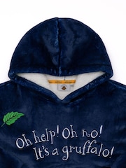 Vanilla Underground Blue Gruffalo Kids Blanket Hoodie - Image 3 of 5