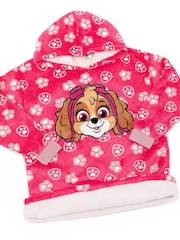 Vanilla Underground Pink Paw Patrol Kids Printed Fleece Blanket Hoodie - Image 3 of 6