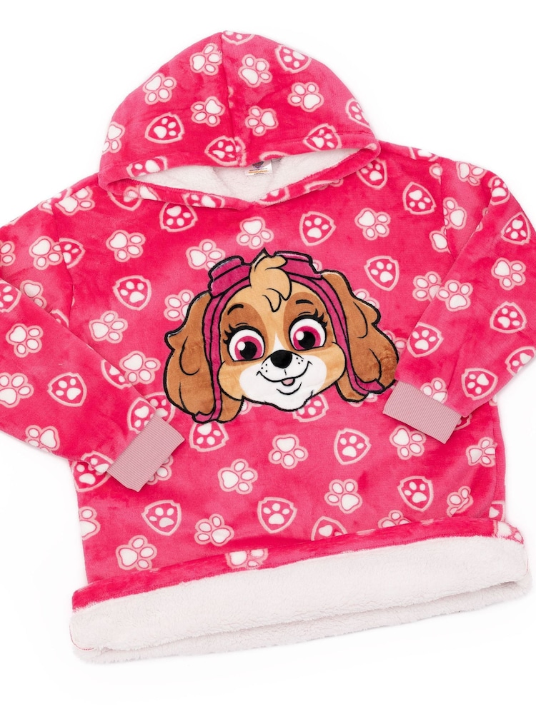 Paw Patrol rose - Vanilla Underground Sweat à capuche pour enfant imprimé en polaire - Image 3 of 6
