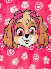 Vanilla Underground Pink Paw Patrol Kids Printed Fleece Blanket Hoodie - Image 6 of 6
