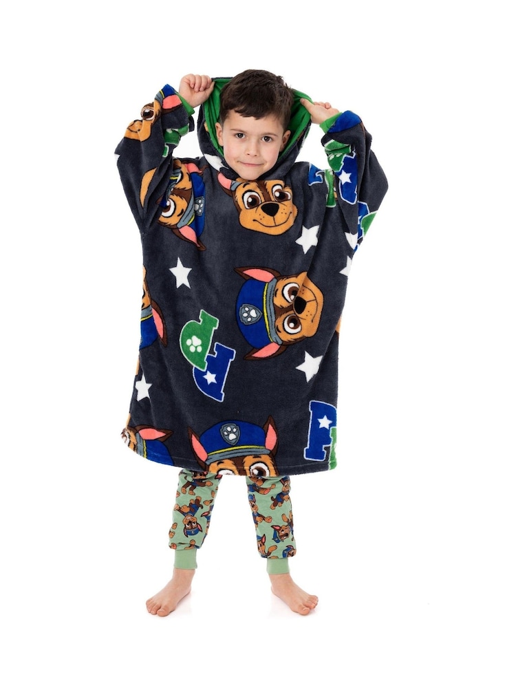 Vanilla Underground Blue Boys Paw Patrol Chase Blanket Hoodie - Image 1 of 5