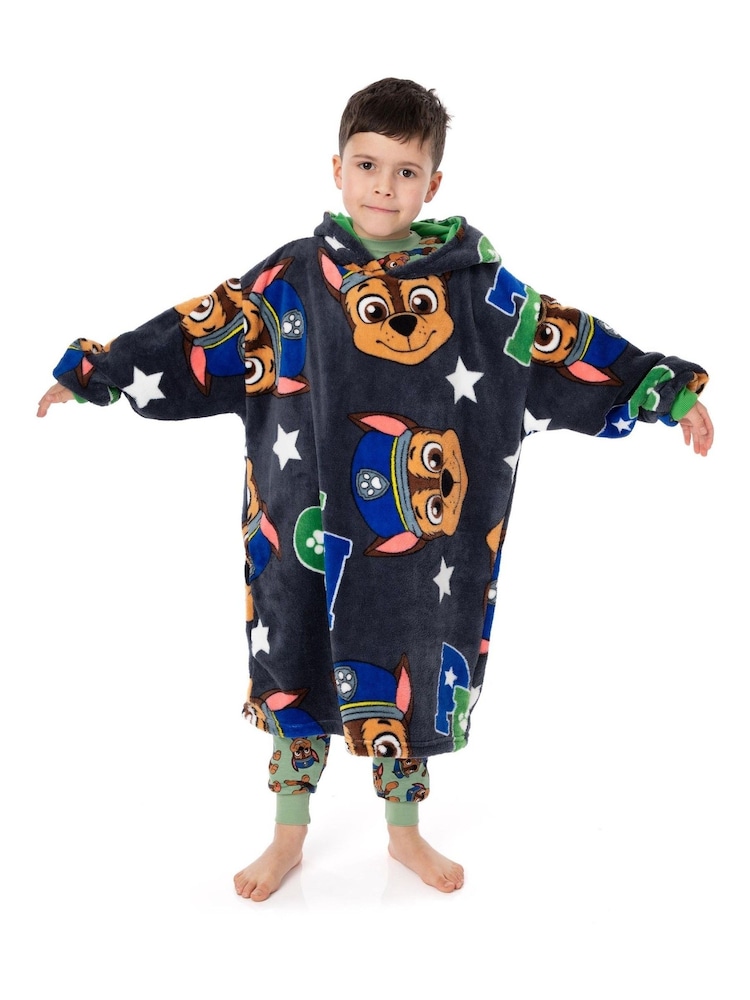 Vanilla Underground Blue Boys Paw Patrol Chase Blanket Hoodie - Image 3 of 5