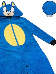 Vanilla Underground Blue Sonic Fleece All-In-One - Image 3 of 6