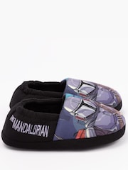 Vanilla Underground Black Mandalorian Winter Slippers - Image 2 of 5