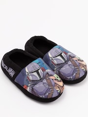 Vanilla Underground Black Mandalorian Winter Slippers - Image 3 of 5